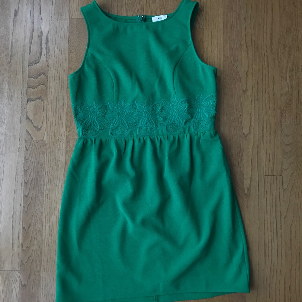 Urban Outfitters Green Crepe Dress